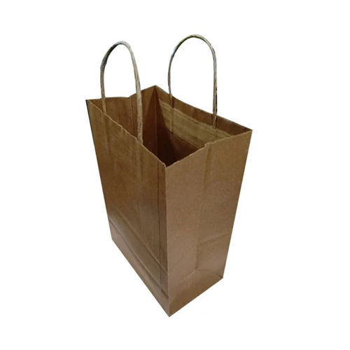 Brown Handled Paper Carry Bag Size: Different Available