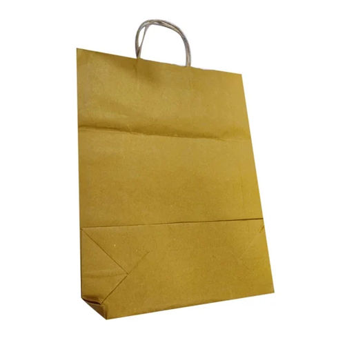 Brown Plain Paper Carry Bags