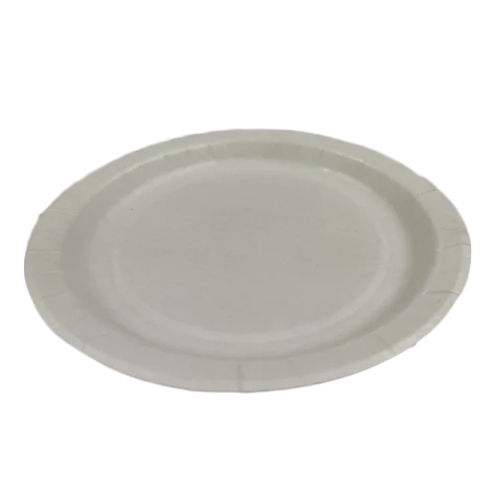 White 8 Inch Paper Round Plate