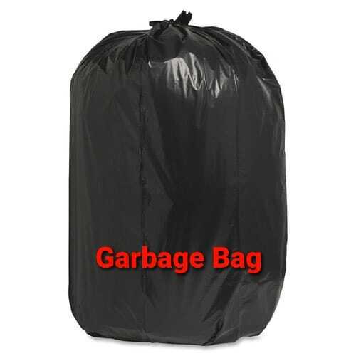 BLACK Garbage Bag
