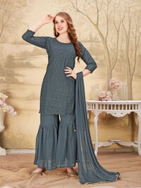 ladies kurti pant dupatta