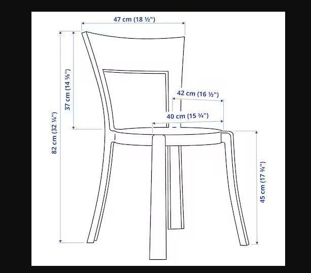 Transparent chair