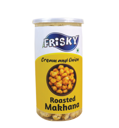 Frisky Cream and Onion Makhana Fox Nut Healthy Zero Cholesterol  High Protein Snack