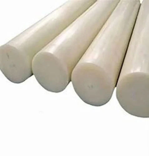 Round White Cast Nylon Rods