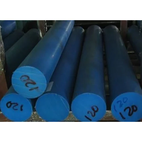 Polished Blue Cast Nylon Rod