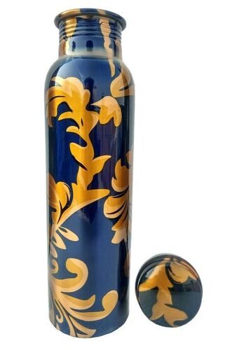 Sahi Hai Leaf Print Water Copper Bottle