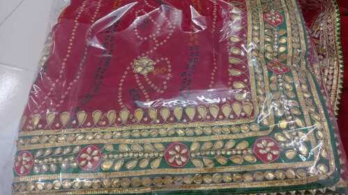 traditional bandhej saree