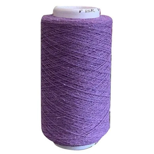 Purple Dyed Cotton Yarn Application: Stitching