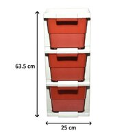 Multi-Purpose Anti-Slip 3 Layer Modular Drawer Storage System (4783)