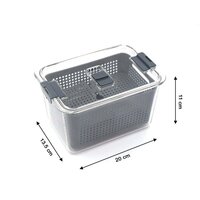 Fordable Silicone Kitchen Organizer Fruit Vegetable Baskets Folding Strainers (2826)