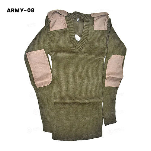 Army Full Sleeve Pullover Sweater