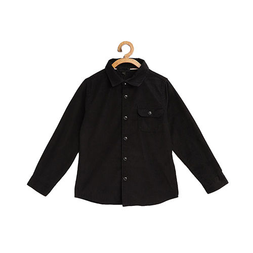 Boys Full Sleeve Black Shirts