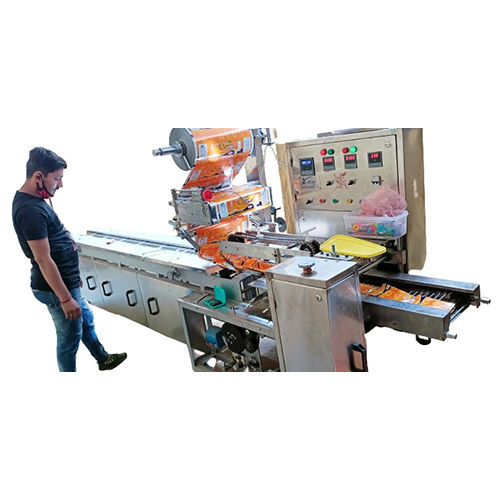 Semi-Automatic Horizontal Cookies And Biscuit Packing Machine