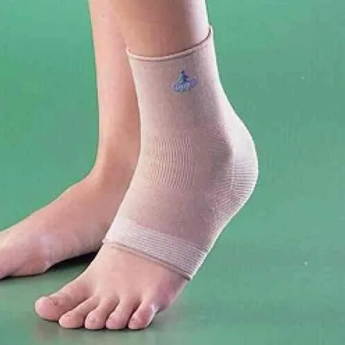 Brown Oppo 2004 Foot Sleeve Ankle Pad Support Relief Swelling Heel Pain M