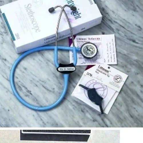 3M Littmann Stethoscope Identification Tag Grey Color Code: Blue/Grey