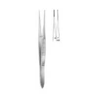 Shriyan Iris Eye Dressing Sinos Forceps - Stainless Steel, 10 Cm (4 Inches) Long | Manual Operation For Clinical Use