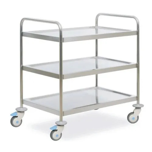 6061 Three Shelf Instrument Trolley