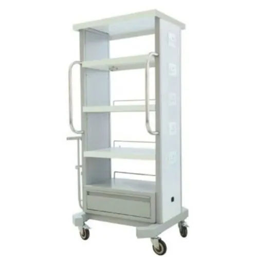 Mild Steel Laparoscopic Trolley