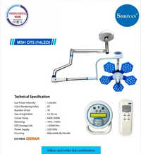 Led Ot Light Ceiling - White/yellow Color, 220/50hz Input Voltage | Ideal For Operation Theater With Electric Power Factor