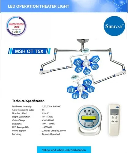 Led Ot Light Ceiling Application: Operation Theater