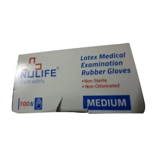 Latex Examination Rubber Gloves