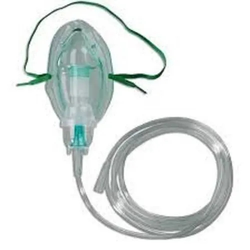 Nebulizer Medical Machine Silicon Mask Adult Color Code: Transparent