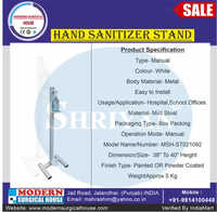 Foot Hand Sanitizer Stand