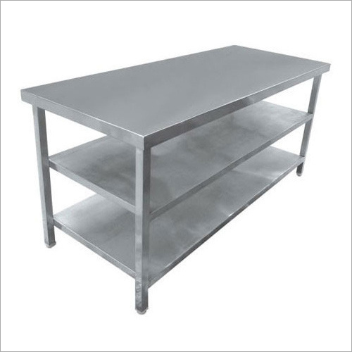 Working Table With Under Shelf