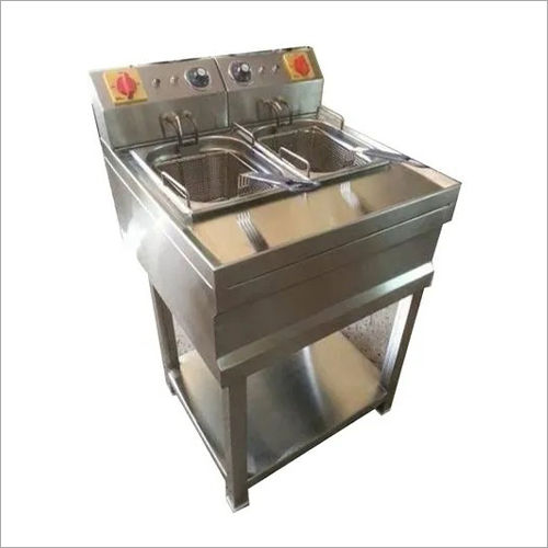 Silver Double Tank Electric Fryer