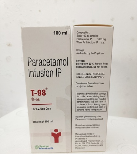 paracetamol infusion T-98