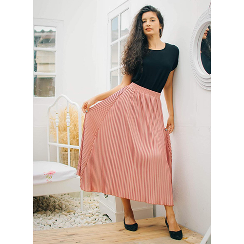 Plain Skirt With Top