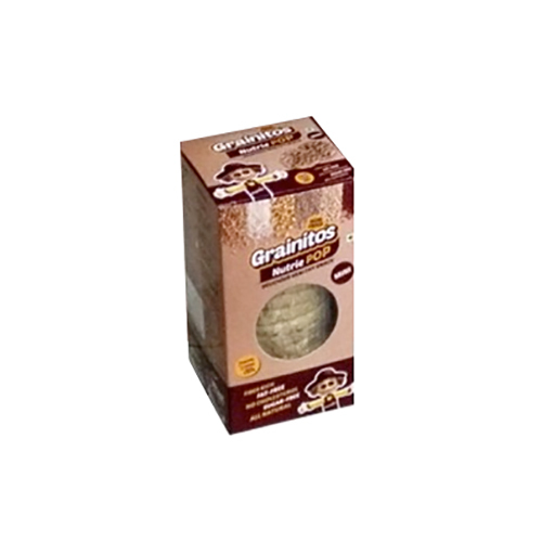 Nutrie Crackers - Baked Multigrain Snack Base | Crunchy Popped Grainitos, Oil Free, 14 Nutrient-Rich Ingredients, 5 Delightful Flavours