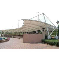Auditorium Tensile Structure - Pvc Waterproof, 12 Feet Tall, White | Light-weight, Fire-resistant, 350 Mpa Tensile Strength