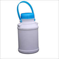 White 1 Ltr Plastic Milk Container