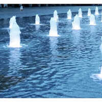 Metal Geyser Jet Fountain