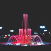Outdoor Musical Water Fountain - Color: Multicolor