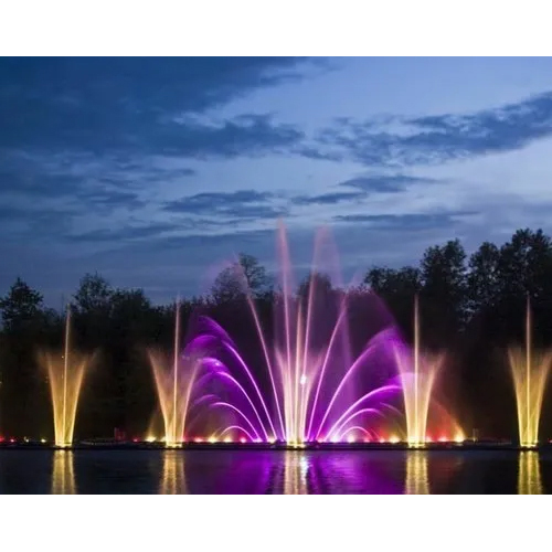 Metal Floating Musical Fountain