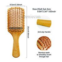 Bamboo Paddle Hair Brush