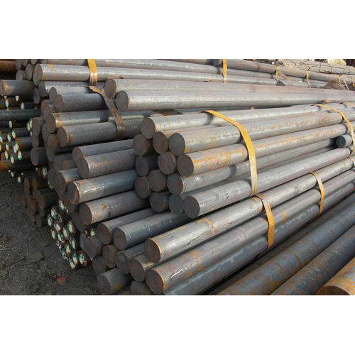 Mild Steel Round Rod - Color: Silver