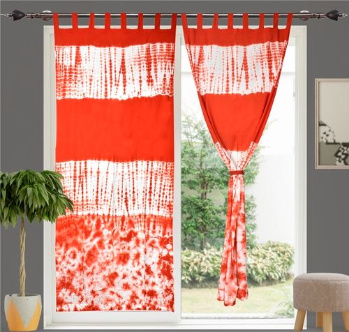 Curtain Tie Die Curtain Drapes