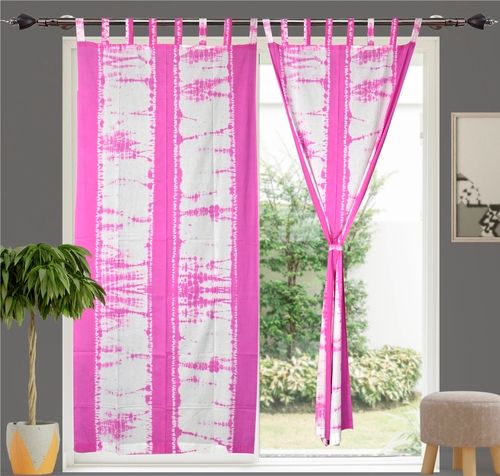 Multicolor Curtain Tie Dye Drapes