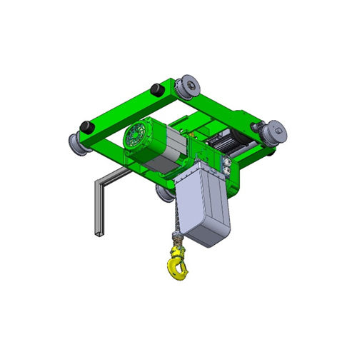 Durable Crab Trolley With Chain Hoist