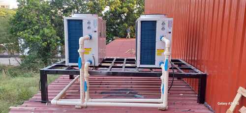 White N Blue Pool Heat Pump