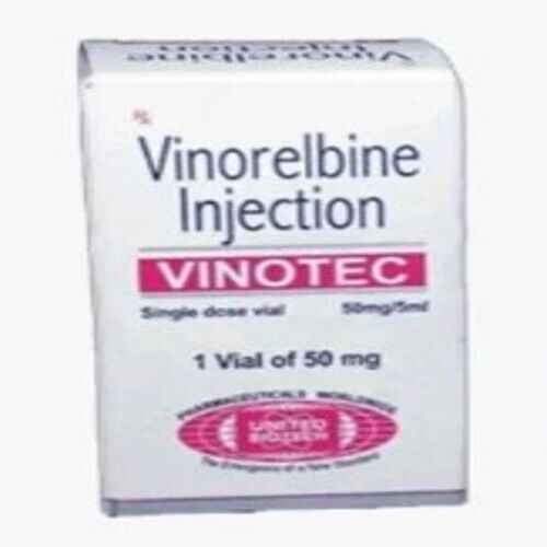 Vinotec 50 Mg Inj पैक पर बताए अनुसार