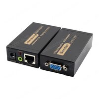 Vga Extender - Cat-5e/6 Support, 100m Range | Lightweight, No Power Required, Multi-system Compatibility