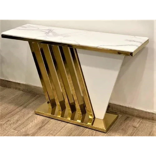 Durable Steel Console Table