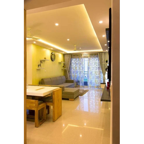 Living Room Interior Designing Service - Diverse Materials, 6-8 Weeks | Modern Style, Space Planning, Custom Solutions, Client Collaboration