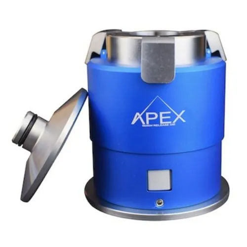 Blue And Grey Apex Quick Release Xrf Pellet Dies