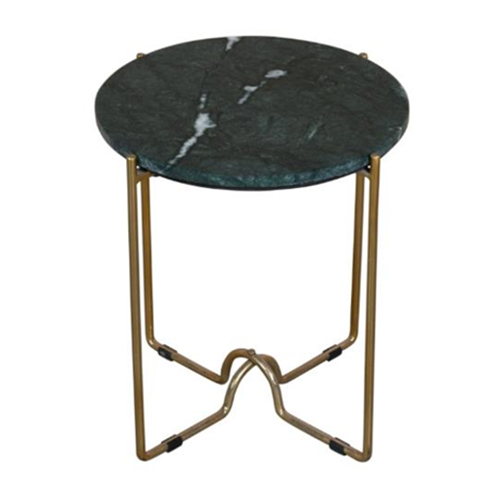 Green and Gold Side Table