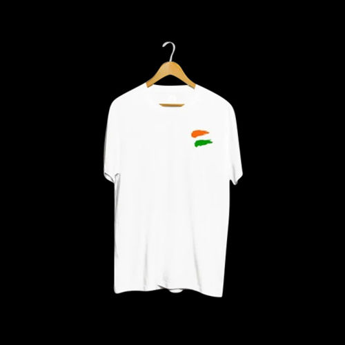Indian Flag Printed Polo T-Shirt